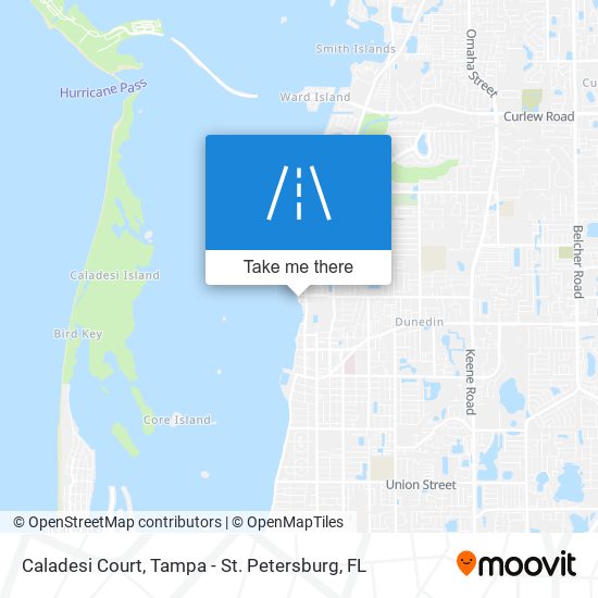 Caladesi Court map