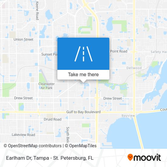 Earlham Dr map