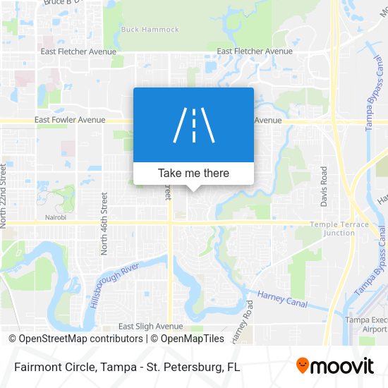 Fairmont Circle map
