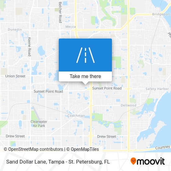 Sand Dollar Lane map