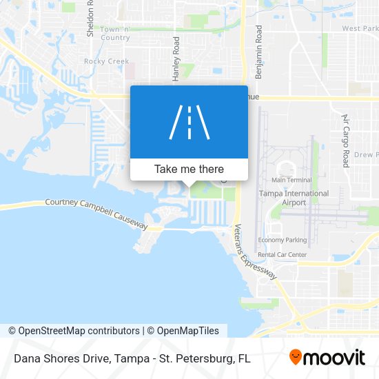 Dana Shores Drive map