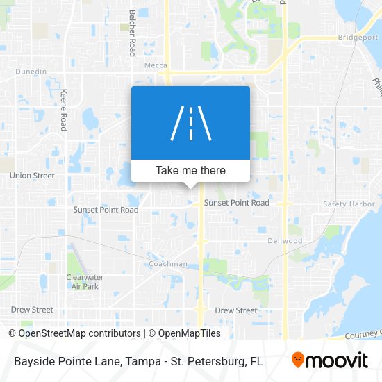 Bayside Pointe Lane map