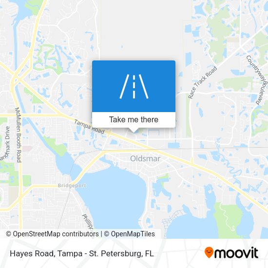 Hayes Road map