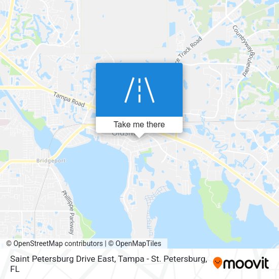 Mapa de Saint Petersburg Drive East