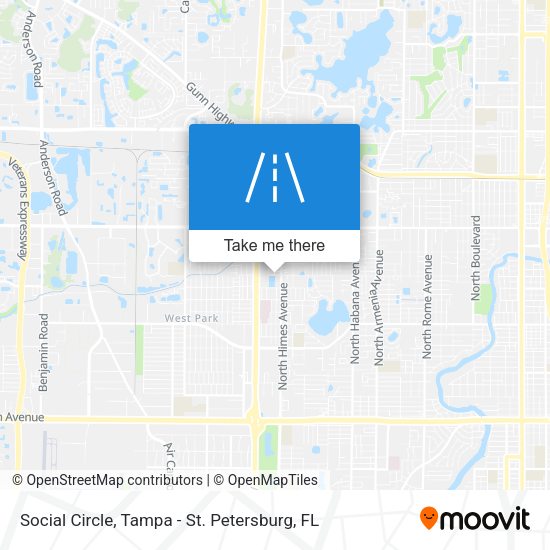 Social Circle map