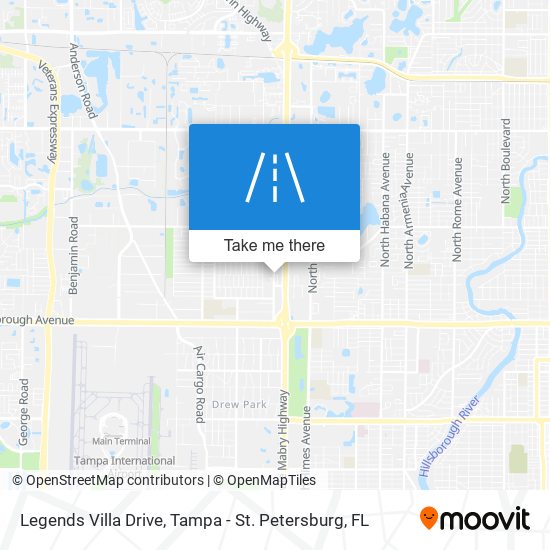 Legends Villa Drive map