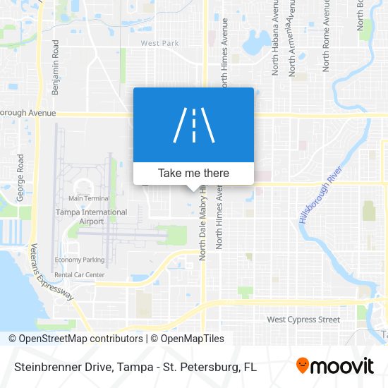 Mapa de Steinbrenner Drive