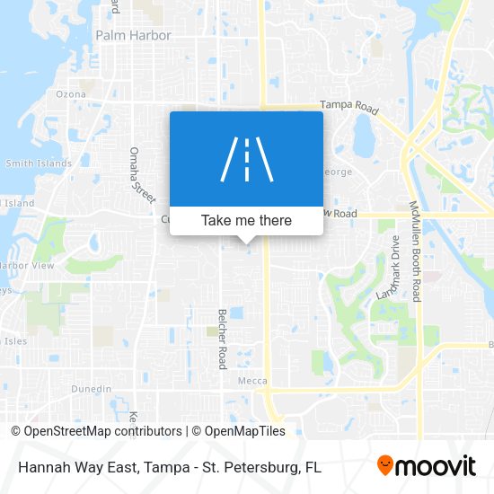 Hannah Way East map