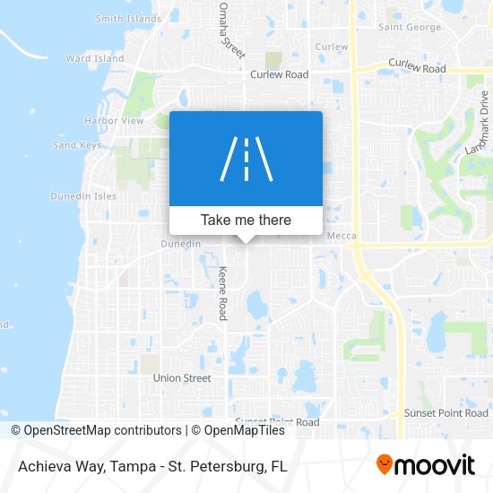 Achieva Way map