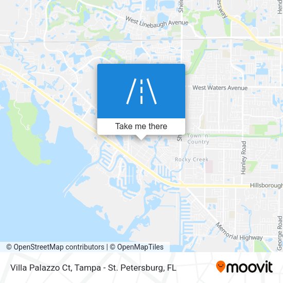 Villa Palazzo Ct map