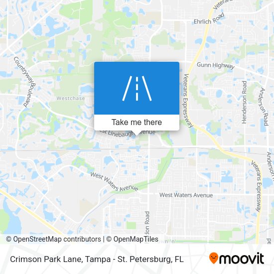 Crimson Park Lane map
