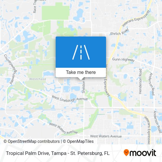 Mapa de Tropical Palm Drive