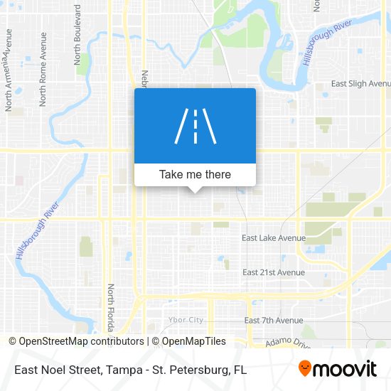 Mapa de East Noel Street