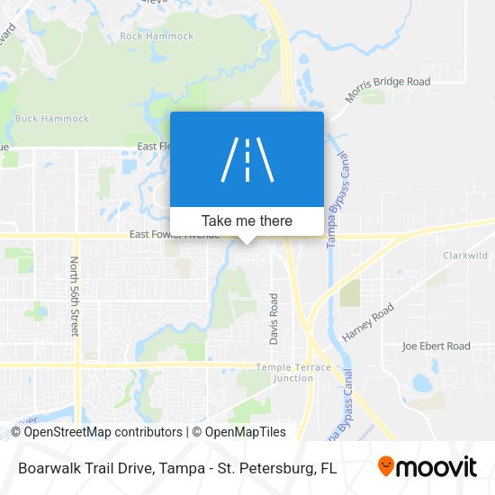 Mapa de Boarwalk Trail Drive