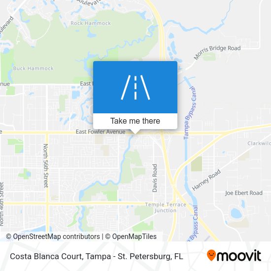 Costa Blanca Court map