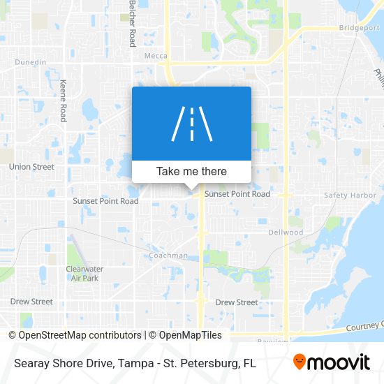 Searay Shore Drive map