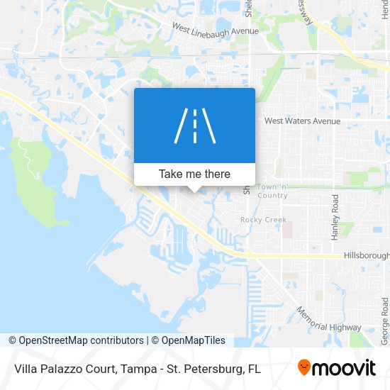 Villa Palazzo Court map