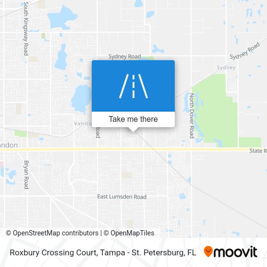Roxbury Crossing Court map