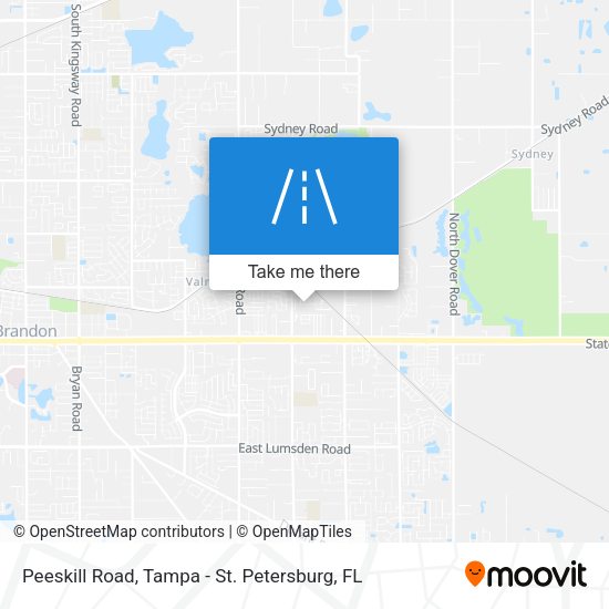 Peeskill Road map