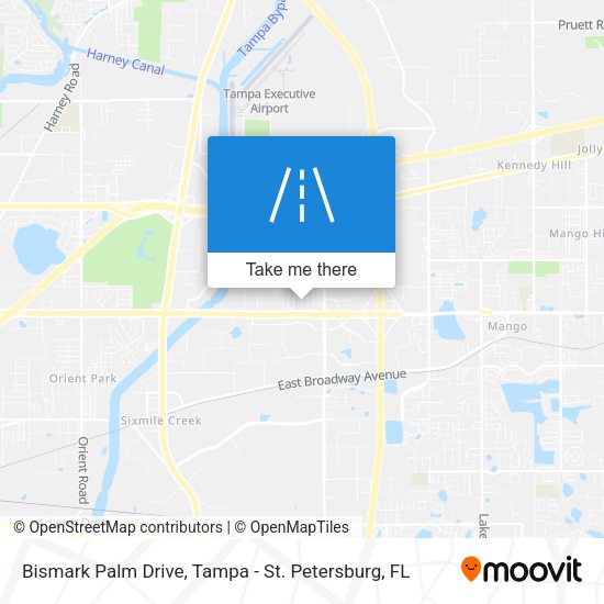 Bismark Palm Drive map