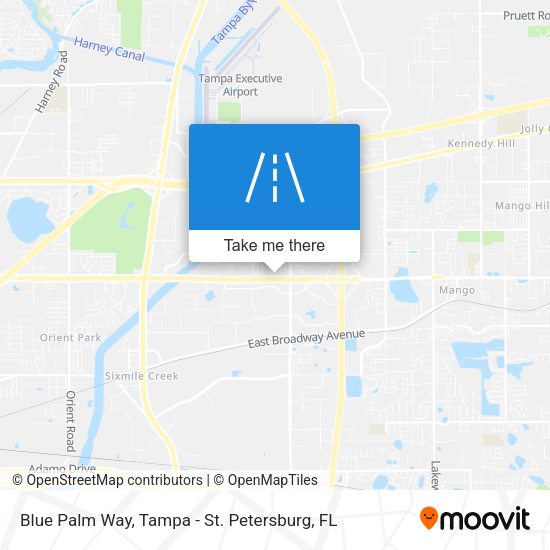 Mapa de Blue Palm Way