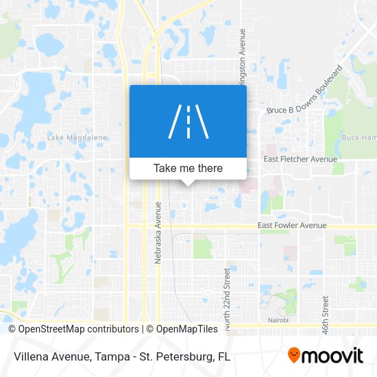 Mapa de Villena Avenue