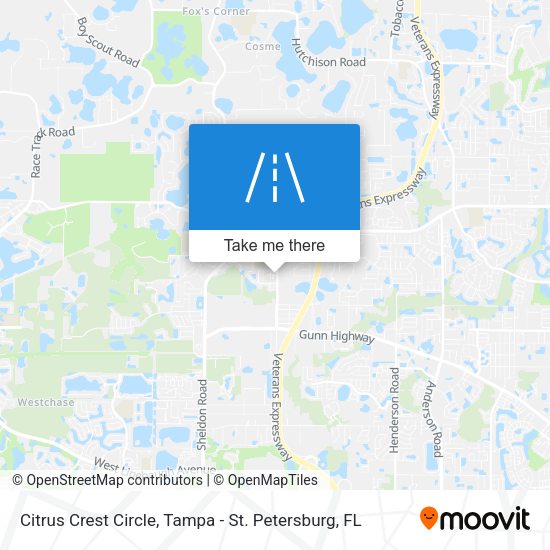 Citrus Crest Circle map