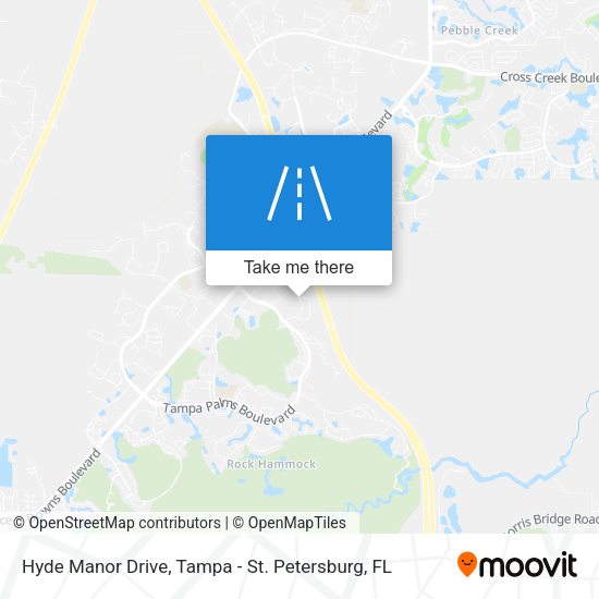 Mapa de Hyde Manor Drive