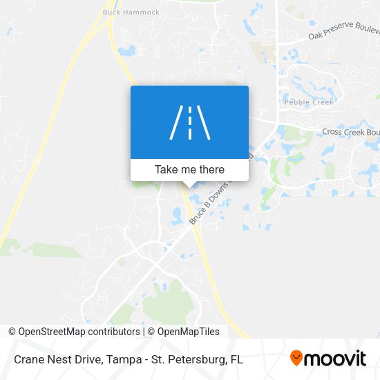 Crane Nest Drive map