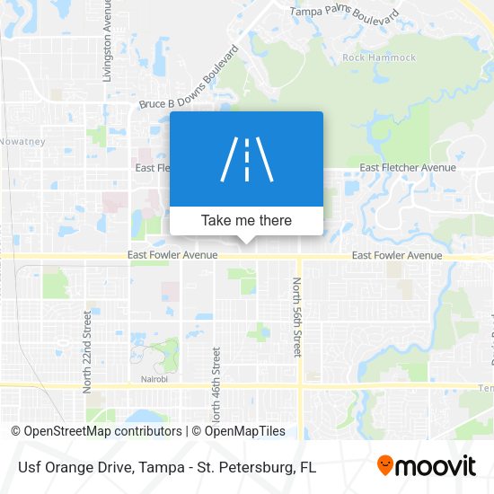 Usf Orange Drive map