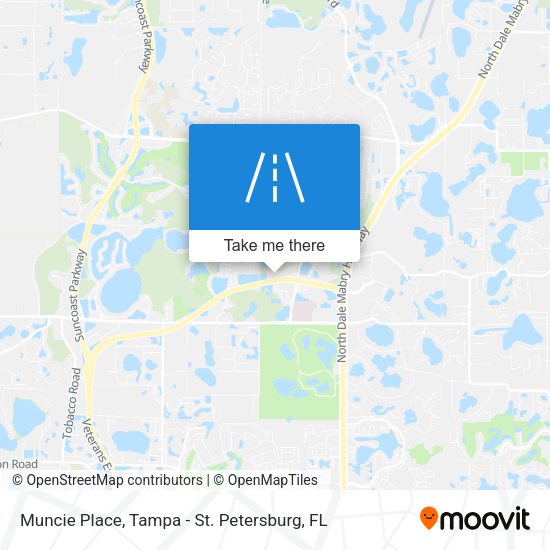 Mapa de Muncie Place