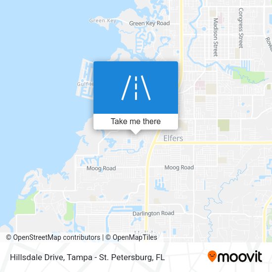 Mapa de Hillsdale Drive