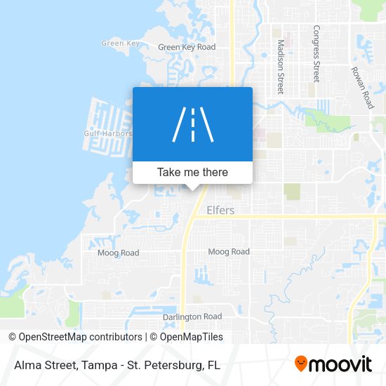 Alma Street map