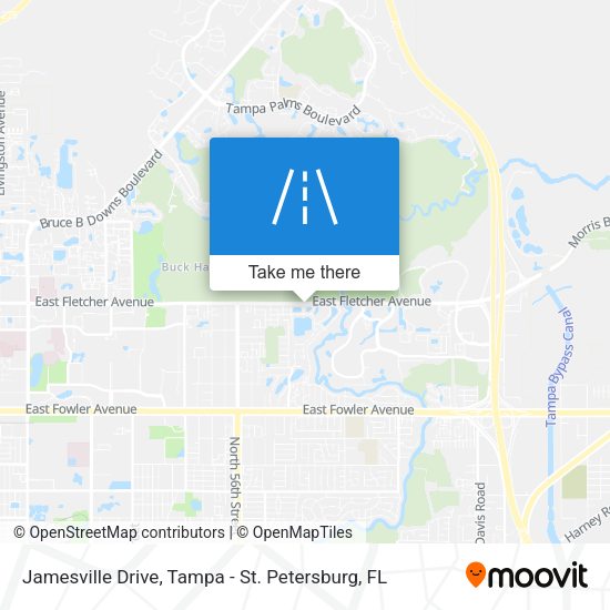 Jamesville Drive map