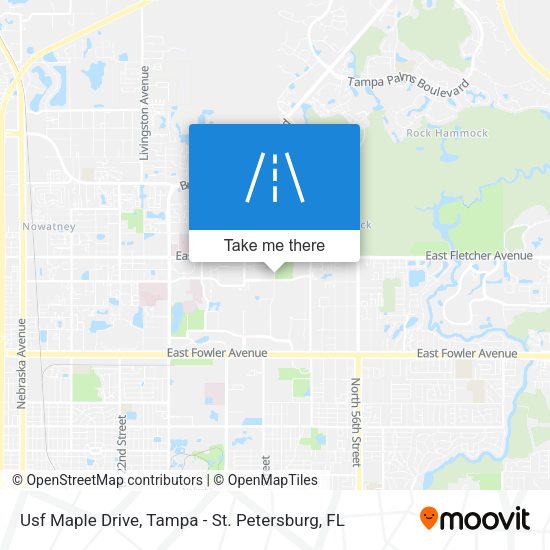 Usf Maple Drive map