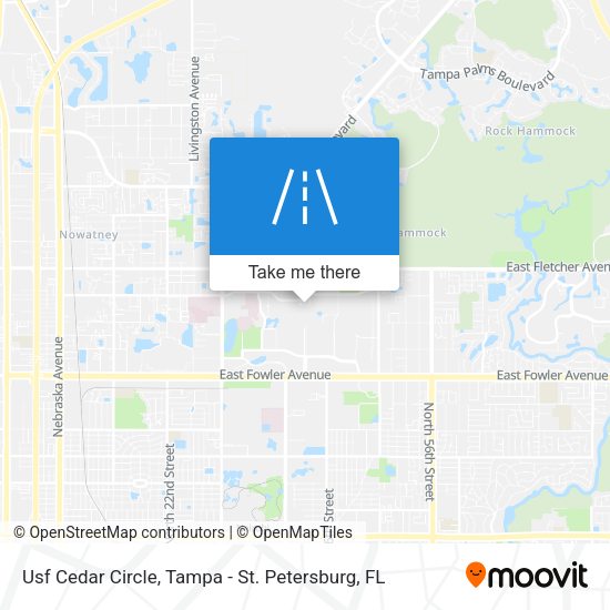 Usf Cedar Circle map