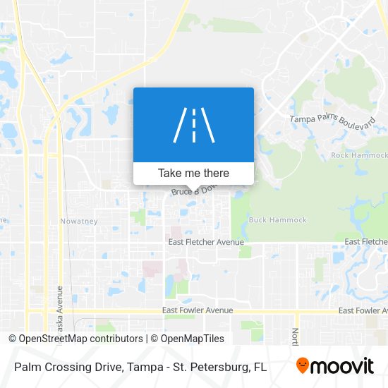 Palm Crossing Drive map