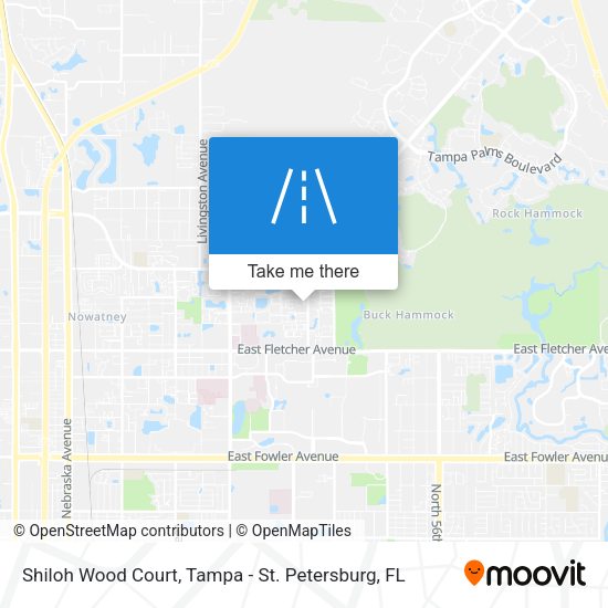 Mapa de Shiloh Wood Court
