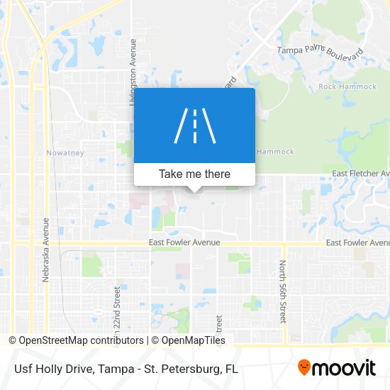 Usf Holly Drive map