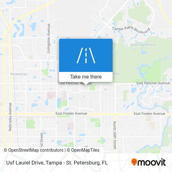 Usf Laurel Drive map