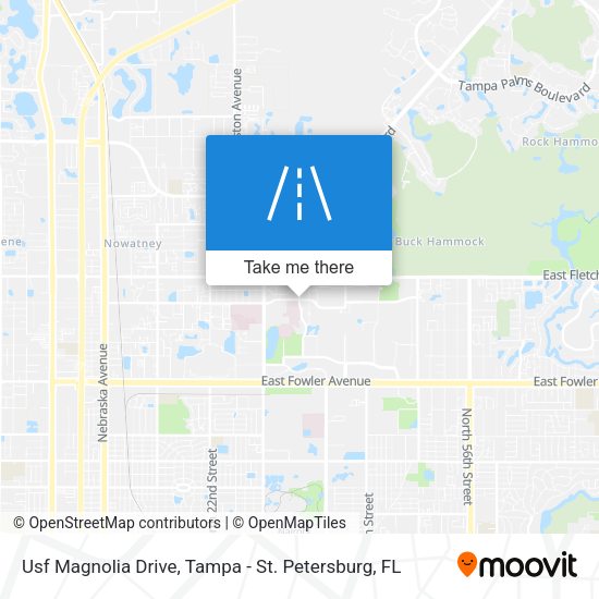 Usf Magnolia Drive map