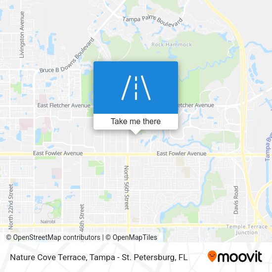Mapa de Nature Cove Terrace