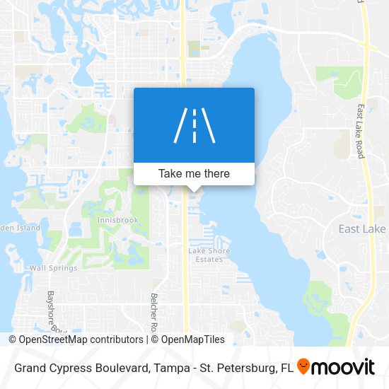 Mapa de Grand Cypress Boulevard