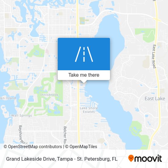 Mapa de Grand Lakeside Drive