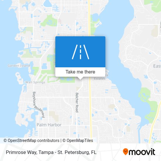 Primrose Way map