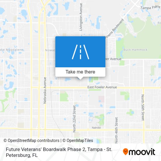 Mapa de Future Veterans' Boardwalk Phase 2