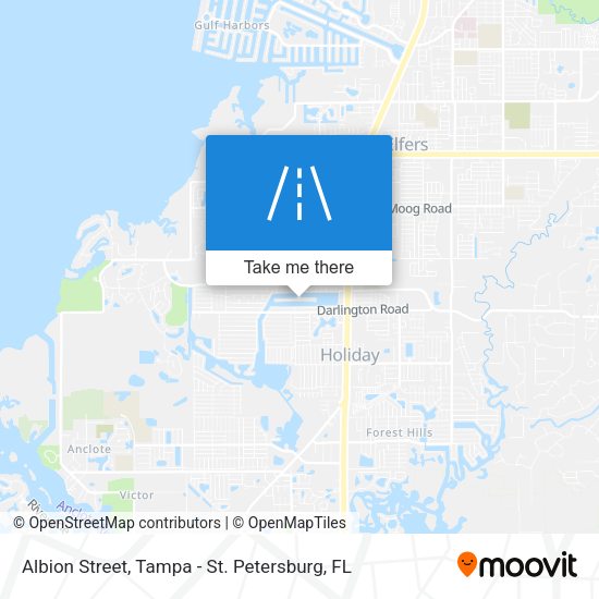 Mapa de Albion Street