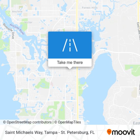 Saint Michaels Way map