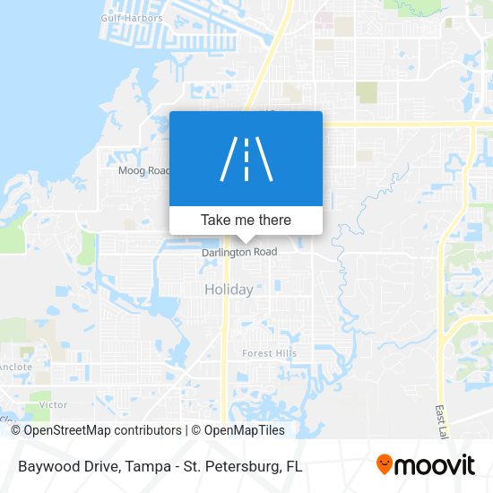 Baywood Drive map