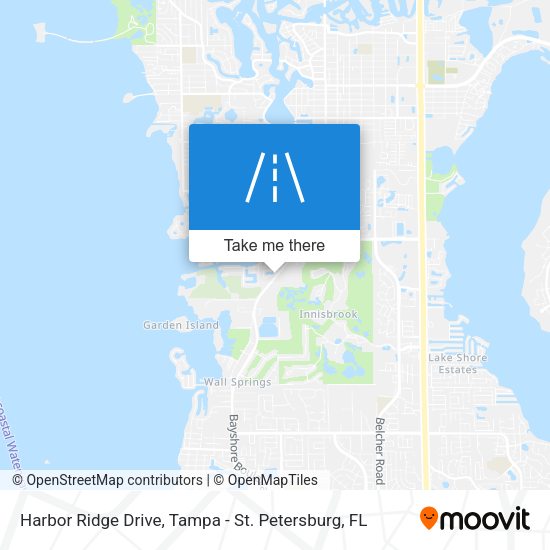 Mapa de Harbor Ridge Drive